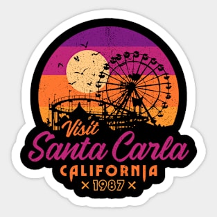 Visit Santa Carla 1987 - Retro Nostalgia Sticker